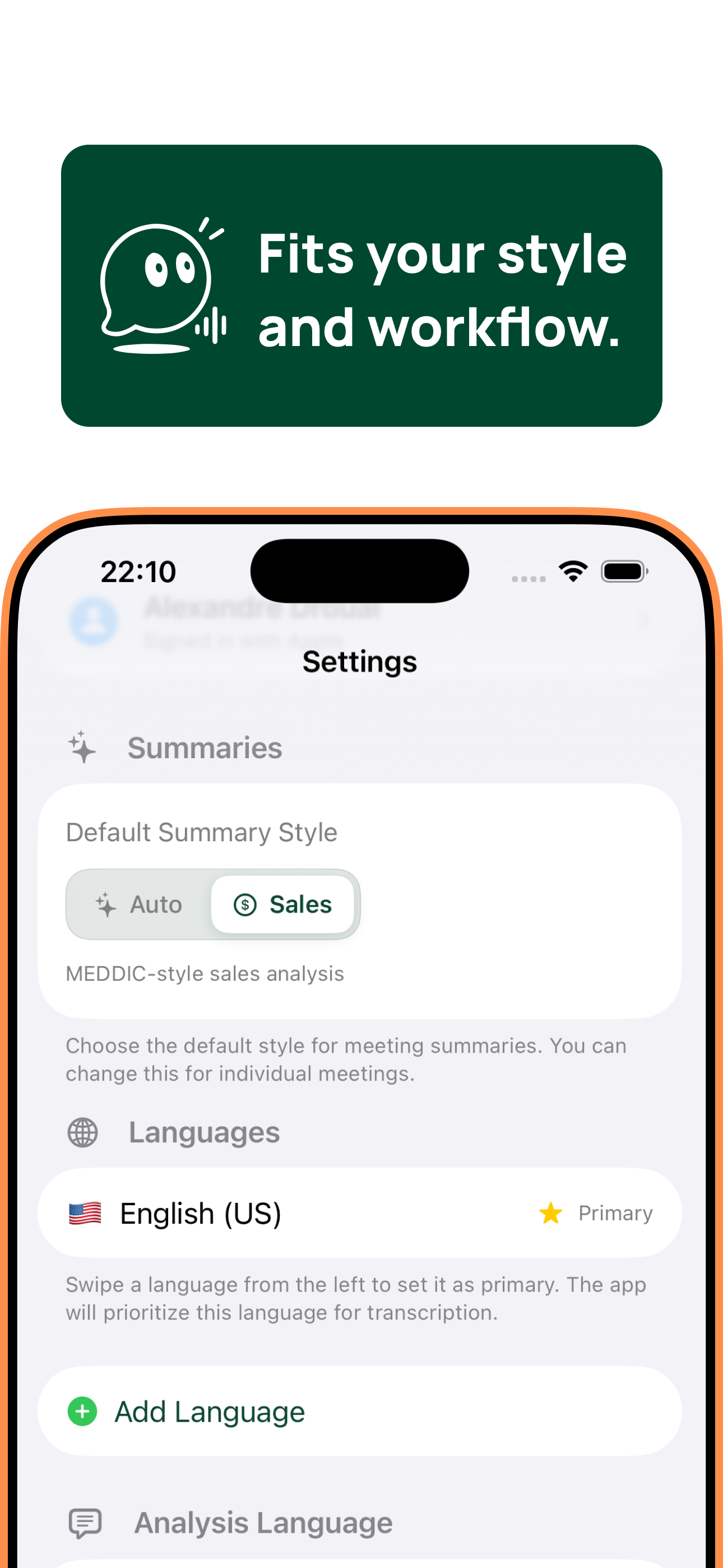 Auto or Sales Meeting Analysis