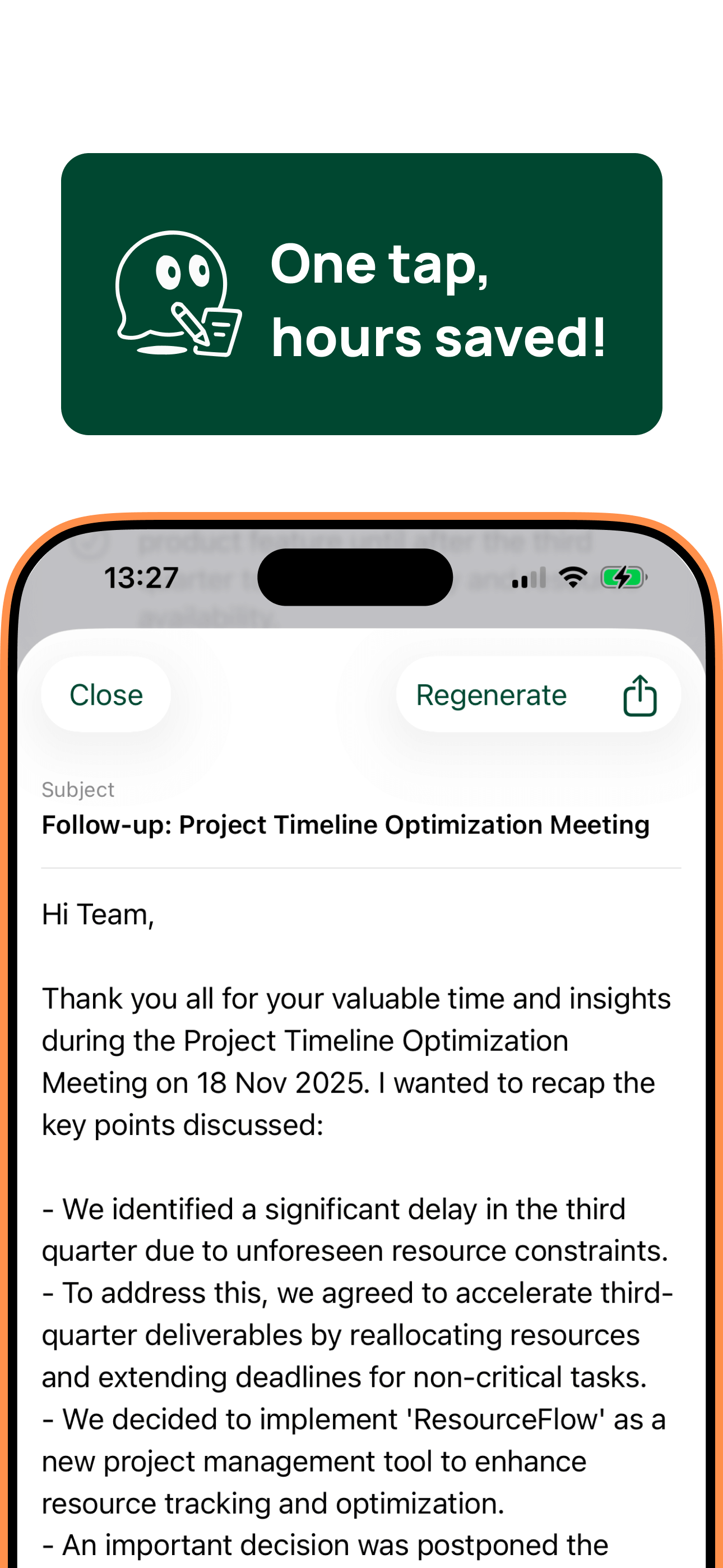 Instant Follow-up Emails